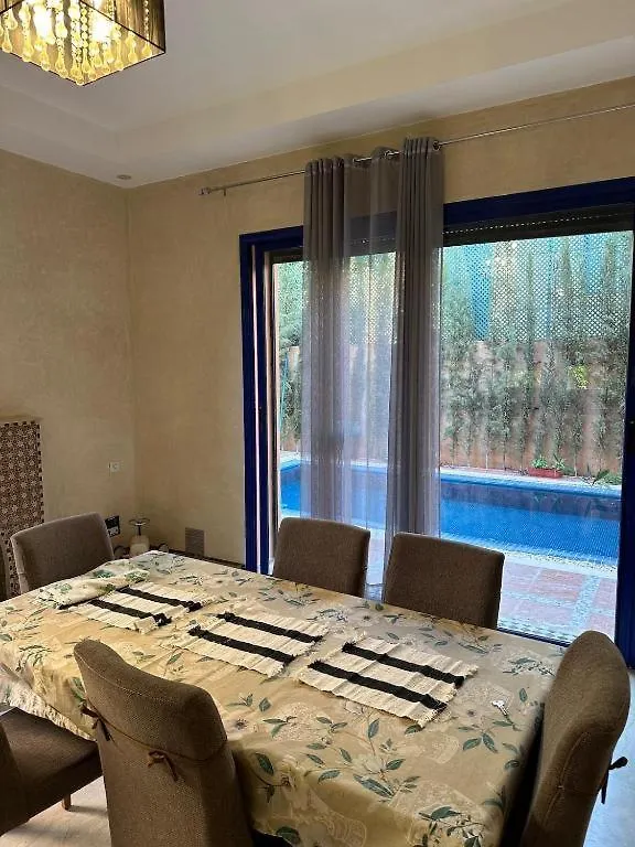 מרקש Villa Marrakech Haut Standing Avec Piscine Et Architecture Arabesque